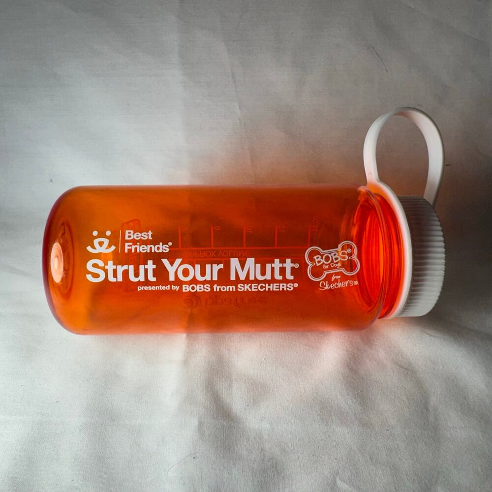 Nalgene 14 oz Reusable Water Plastic Made in USA Strut Your Mutt Fundraiser Dog